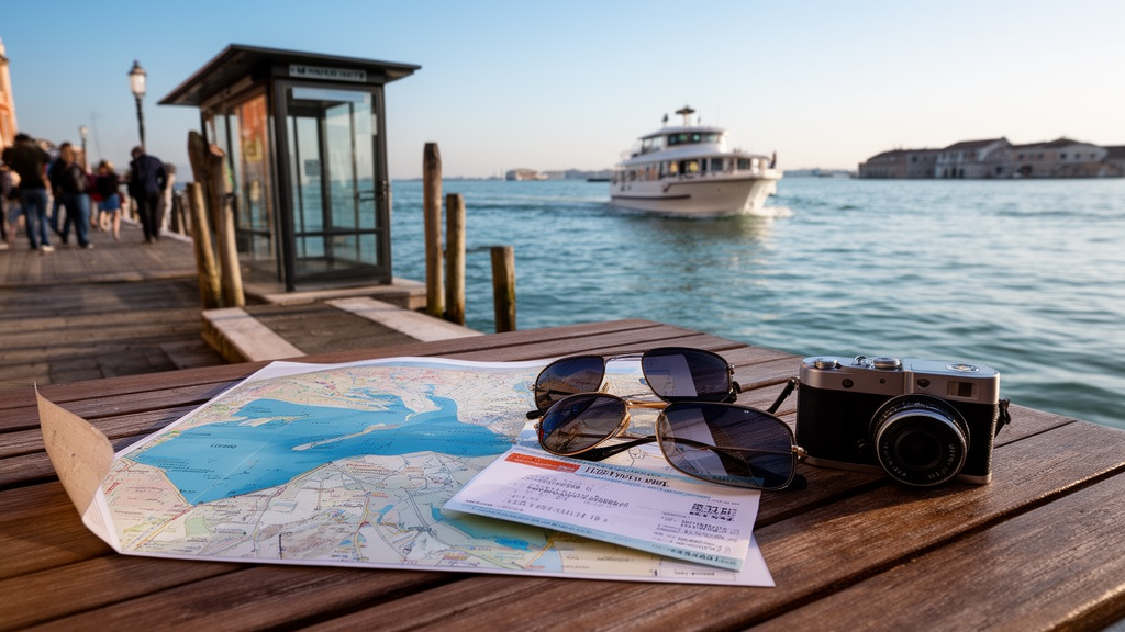 Préparation d’un itinéraire en vaporetto pour visiter Murano et Burano depuis Venise en une journée