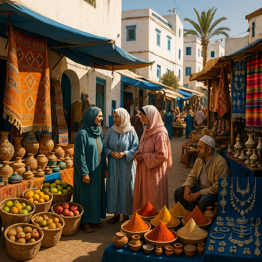 Souk traditionnel de Mirleft