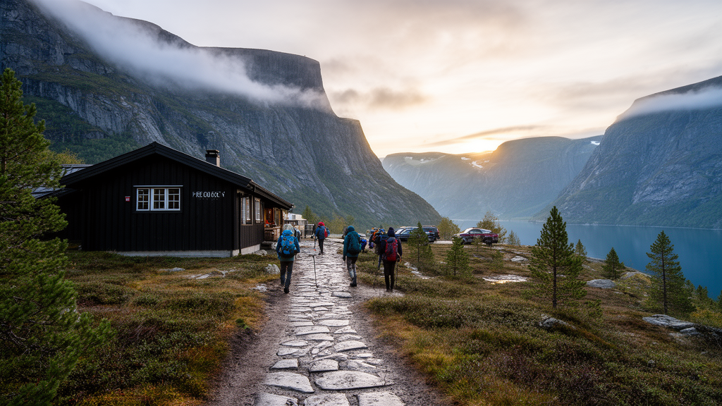 Preikestolhytta pour visiter le Preikestolen